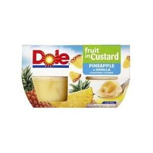 Dole Pineapple In Custard 4X123g x 4 Grocery & Gourmet Food
