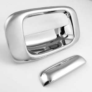  Custom Look Replacement Chrome Tailgate Handle Cover Set 