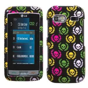  LG GR700 (Vu Plus) , Cute Skulls Phone Protector Cover 