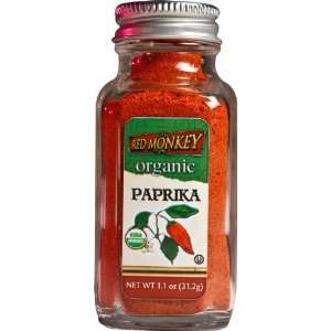 Red Monkey Organic Paprika, 1.1 Ounce Grocery & Gourmet Food