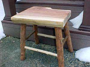 CEDAR/SASSAFRAS/HICKORY Log Furniture TABLE/BENCH  