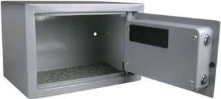 This is a solid steel construction digital electronic safe box.