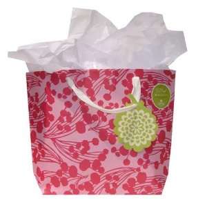  Amy Butler Square Seed Pods Pink Gift Bag By The Each 