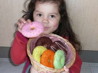 Pretend Play Felt Food Patterns   Delicious Donuts   