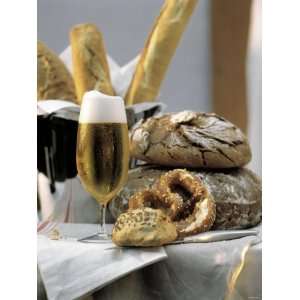  Assorted Bread with a Cold Glass of Beer Premium 