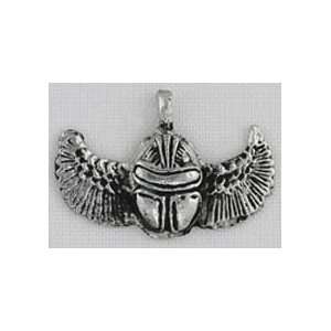  Azuregreenw Winged Scarab Beetle Amulet 