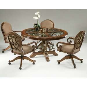   Carmel Dining Set + Caster Chairs   Pastel Furniture