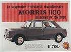 Original vintage poster MORRIS 1100 BMC POPULAR CAR c62