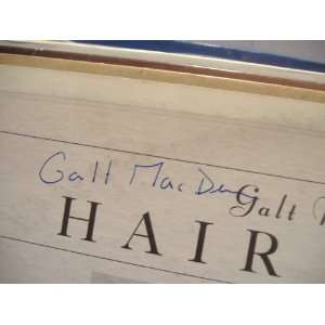    Macdermot, Galt LP Signed Autograph Hair Pieces