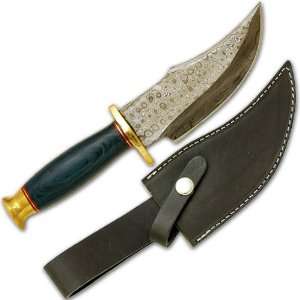 Damascus Game Skinner Knife 