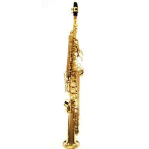  Soprano Saxophone in Red Brass Copper Musical Instruments