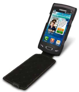 Melkco Premium Leather Case for Samsung Wave II GT S8530/Jacka/Black 