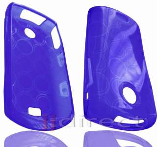 Blue Silicone Gel Case Cover for Samsung GT S5620 Monte  