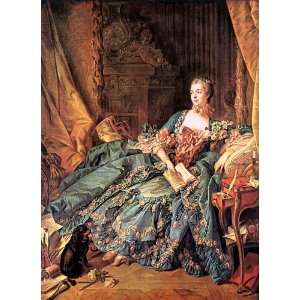  6 x 4 Greeting Card The Marquise de Pompadour Boucher 