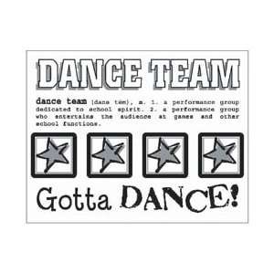   It With Stickers Mini Dance Team; 6 Items/Order Arts, Crafts & Sewing