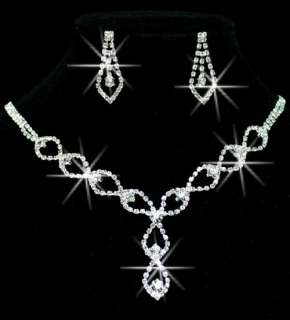 Hottest styles Pretty Wedding/Bridal Czech Crystal Necklace Sets 