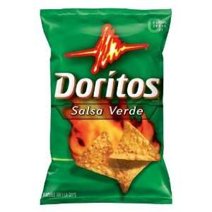  Doritos Salsa Verde Flavor Chips, 11.5 Oz Bags (Pack of 7 