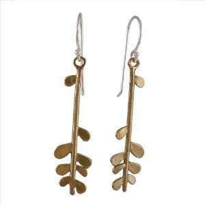  SATOMI STUDIO  Succulent Earrings in Brass Jewelry