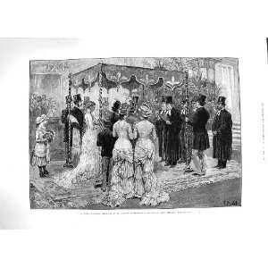  1881 JEWISH WEDDING MARRIAGE LEOPOLD ROTHSCHILD PERUGIA 