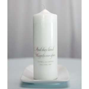  Happily Ever After Personalized Unity Candle Kitchen 