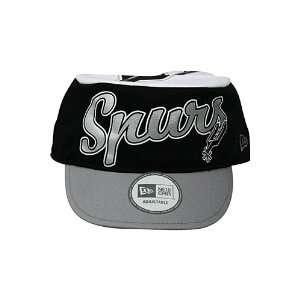   Paint San Antonio Spurs Snapback Hat Black. Size