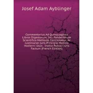   Factum (French Edition) (9785873945375) Josef Adam Ayblinger Books