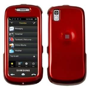 Samsung Instinct 2 S30/M810 Solid Red Snap on Protector Shield Case