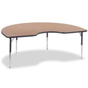 Virco 4000 Series Kidney Shaped Activity Table TABLE,ACTIVITY 48X72 
