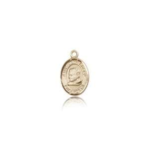 14kt Gold St. Saint John Bosco Medal 1/2 x 1/4 Inches 9055KT No Chain 