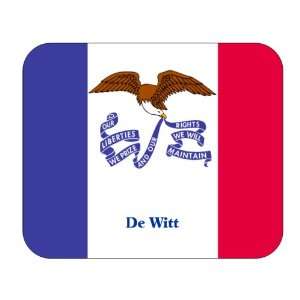  US State Flag   De Witt, Iowa (IA) Mouse Pad Everything 