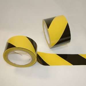   Tape 6 in. x 18 yds. (Black with Yellow stripes)
