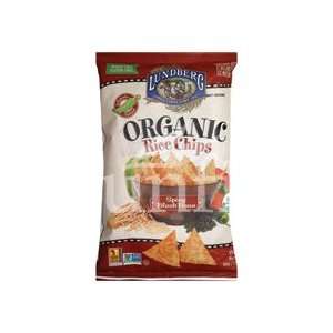 Lundberg Farms Rice Chips Organic Scy Blk Bn 6 oz. (Pack of 12)