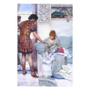   Quiet Greeting by Sir Lawrence Alma Tadema, 24x32