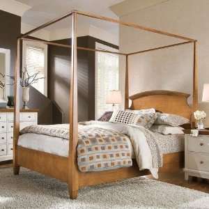  American Drew Sterling Pointe Poster Bed in Maple