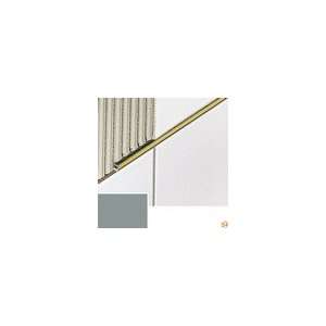  DILEX EZ Surface Joint Profile, Grey PVC with Brass Inlay 