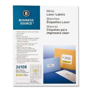  Business Source 26108 Mailing Labels,Return Address,Laser 