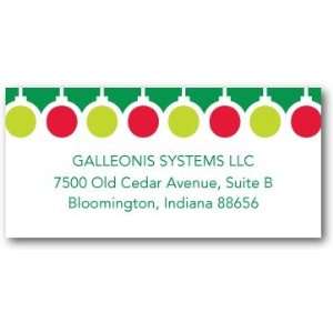  Business Holiday Address Labels   Cheerful Ornaments By 