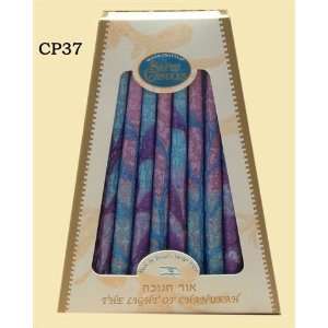  Blue and Mauve Chanukah Candles (Box of 45)