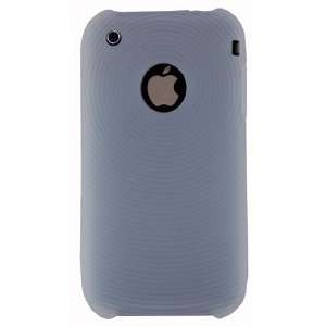 Clear White Circle Silicone Soft Skin Case Cover for iPhone 3G / 3GS