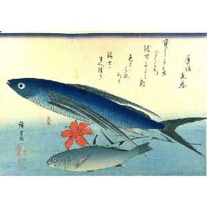  FRAMED oil paintings   Ando Hiroshige   24 x 16 inches 