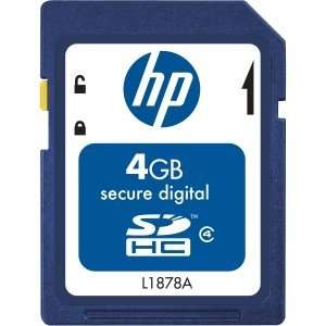  HP 4GB Secure Digital High Capacity (SDHC) Card. 4GB HP 