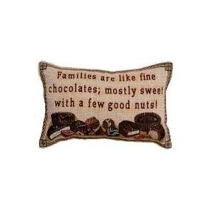   Like Fine Chocolates Decorative Accent Throw Pillow