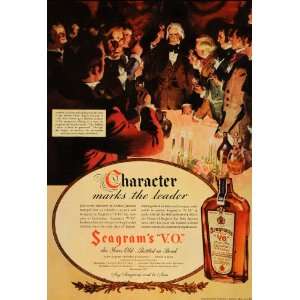  1936 Ad Andrew Jackson Seagrams V. O. Canadian Whiskey 