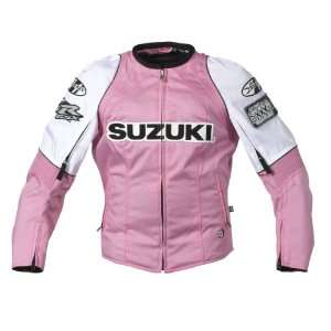  Ladies Section Ladies Suzuki Delux Jacket Pink/White LG 