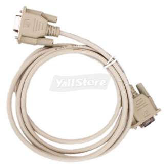 Serial RS232 DB9 Female to Female 9 Pin Cable 5 Ft 1.5m  