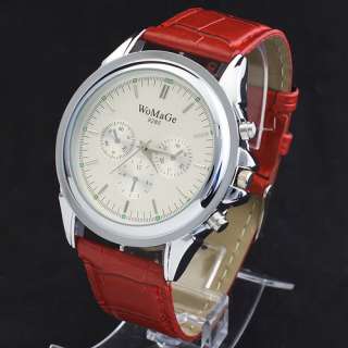 Big Round Face Unisex Luxury Fashion Quartz Dial Decoration Wristwatch 