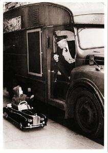 Toy Rolls Royce Car Royal Mail Postal Truck • Postcard  