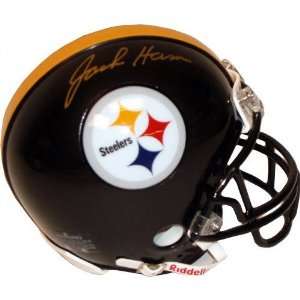  Jack Ham Pittsburgh Steelers Autographed Mini Helmet 