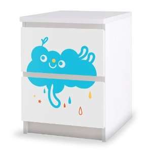 Rocking Pony yellow Decal for IKEA Malm Dresser 2 Drawers 