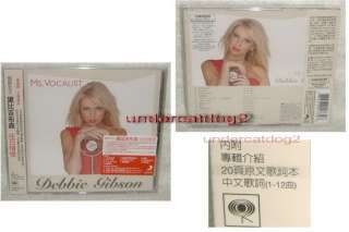 Debbie Gibson Ms.Vocalist 2011 Taiwan CD w/OBI 886978517326  